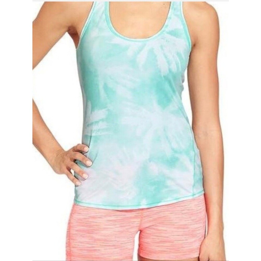 ATHLETA Sea Palm Chi Tank Reef History Of Time Racerback Active Tank XS